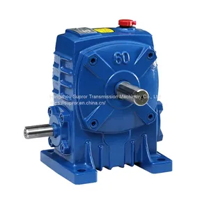 Wp Series 1400rpm Electric Motor Horizontal Worm Cast Iron Industrial Use Gearbox thumbnail-4