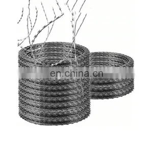 Cheap Hot Dipped Razor Barbed Wire Used in Airports Low Price thumbnail-1