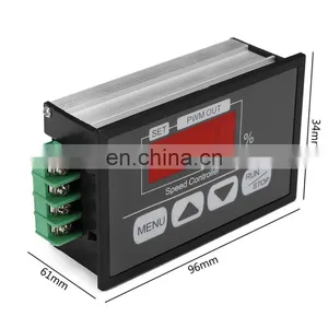 Adjustable 30A PWM 6-60V DC Motor Speed Controller Module DC LED Digital Display Speed Regulator Power Control Governor Switch thumbnail-2