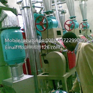 Automatic 10T Wheat Flour Machine Processing Line Grain Flour Mill Wheat Milling Machine thumbnail-3