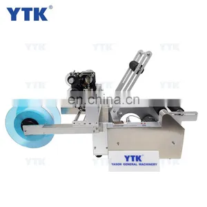 Semi Automatic Tabletop Date Printing Labeling Machine For Round Bottles thumbnail-1