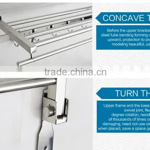 Wesda Decorative Foldable Hotel Style Bathroom Storage Rack 8832 Quality Choice thumbnail-6