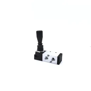 2/5 Way 1/4inch TSV86522 Pneumatic Hand Lever Manual Control Valve With Mechanically Return thumbnail-5