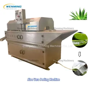 Aloe Vera Peeling Machine Automatic Aloe Vera Peeler Processing Machine Aloe Vera Gel Separator Machine thumbnail-2