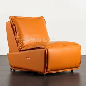Nordic Family Single Functional Sofa Sofa Chair Modern Leather Art Leisure Single Chair Coffee Chair thumbnail-4