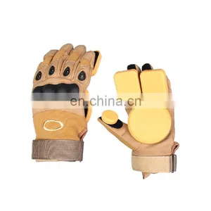 Customized Skateboard Gloves Longboard Slide Antislip Factory Made Black Skateboard Gloves thumbnail-4