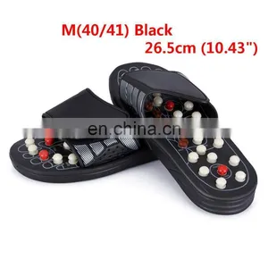 Natural Jade Stone Health Care Healing Foot Massaging Slipper Acupuncture Shoes Massage thumbnail-5