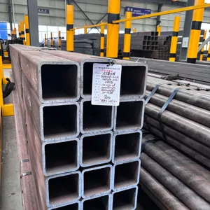 Carbon Steel Cold Drawn Heat Treatment Rectangular/Square Pipe Hollow Section thumbnail-3
