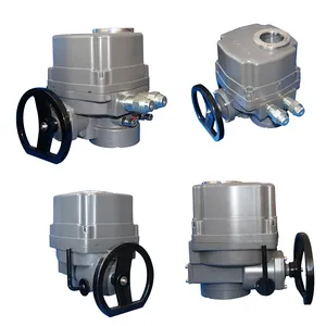 QT 4-20ma 220V Explosion-proof ExdIICT Part-turn Motorized Electric Actuator thumbnail-1