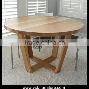 DT-072 Breakfast Round Wood Eating Table thumbnail-1