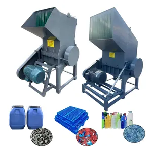 Automatic Plastic Granulator With 500kg/hr Capacity & 20mm Output Size thumbnail-1