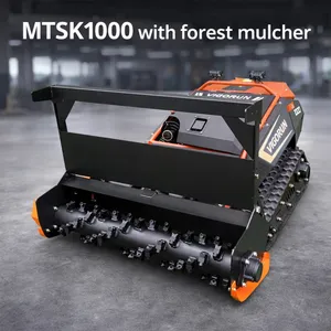 Industrial-Mulcher MTSK1000 Schwerlastklasse für den Waldbereich. Null-Abstand-Mähwerk mit 4-Takt-Brennkraftmaschine, kabellos, 764cc Benzinmotor für die Landräumung thumbnail-1