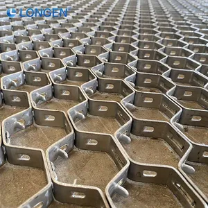 Anti Refractory Bonding Hole Turtle Shell Hexagonal Mesh Double Clench Structure Firm Connection Refractory Works thumbnail-1