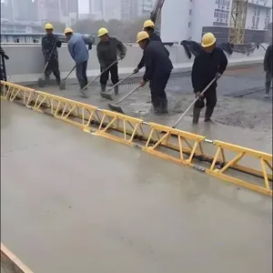 Concrete Pavement Spreading Vibrating Beam, 5/6/7 Meters Cement Ground Leveling Paver, for Bridges, Factory Areas, and Dams thumbnail-2