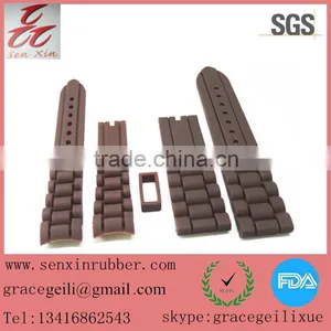 Fashionable OEM Silicone Watch Band thumbnail-1