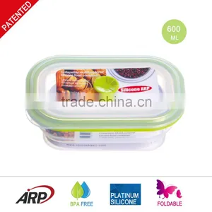 600ML Microwave Collapsible Silicone Bowls thumbnail-2