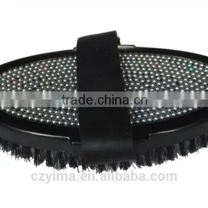 Hot! Horse Body Brush With Pearl for Grooming thumbnail-1