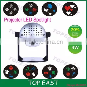 Outdoor 4-8W Projection LED Undergroud Festival Light Colorful Light Sound Control thumbnail-3