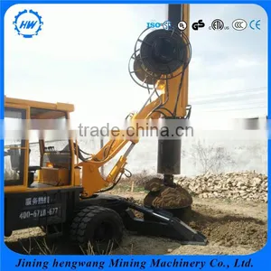 Big Holes Excavator Mounted Pile Driver /Earth Auger Drill thumbnail-5