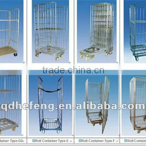 2 Sides Nestable Z Frame Roll Container, thumbnail-1