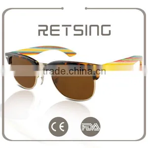 2016 New Fashion Factory Bamboo And Wood Sunglasses thumbnail-1