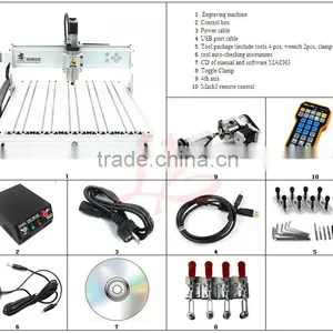 LY 8060 4axis CNC Router Machine 2.2KW USB Port Wth Mach3 Handwheel thumbnail-5