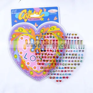 Heart Shape Cute Printable Cartoon Baby Sticker thumbnail-3