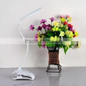 Rechargeable Flexible JK-853C Dimmable Led Desk Lamp 360 Degree in Door Foldable Color Changeable Clip Led Table Light thumbnail-5
