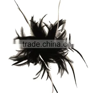 Fancy Feather Hair Fascinator/Clip/Barrettes thumbnail-5