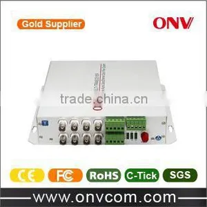 8ch Video Fiber Optic Transceiver With 8CH Video and 1ch Reverse Data thumbnail-1