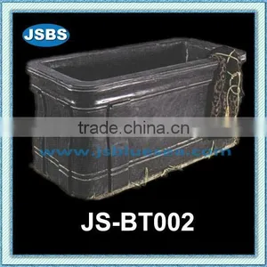 Black Marble Sculpture Bathtub thumbnail-1