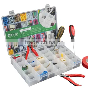 36grids Transparent Home Use Hardware Tool Box Work Bin Transparent Bin thumbnail-1