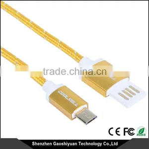 High Quality Super Fast Charging Noodle Flat 1.5 M Dual Usb Cable Micro Usb Data Cable for Samsung thumbnail-5