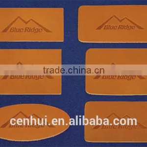 Factory Directly Custom Professioanl High Quality Brown PU Leather Patch thumbnail-1