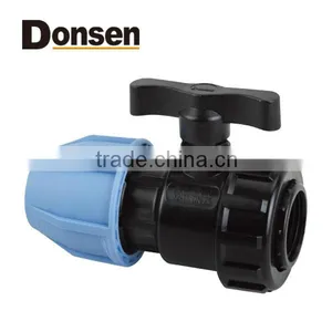 2014 Single Union Ball Valve PN16(Female Thread and ST) PP COMPRESSION FITTINGS thumbnail-1