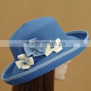 2013 The Newest Stripe Paper Braid Hat thumbnail-1