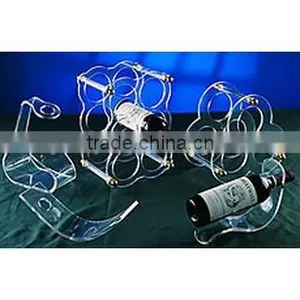 GH-RZ269 2014 Hot Sale Different Acrylic Wine Bottle Rack Display Holder,Artistic Design Acrylic Wine Display Rack thumbnail-5