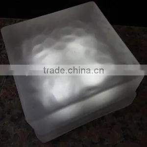 Glass Solar Brick Light With White Color, Solar Garden Light thumbnail-1