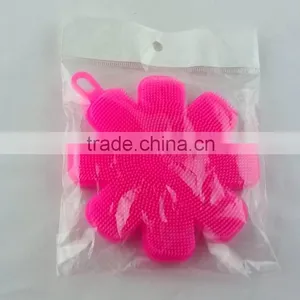 Pink Silicone Face Washing Brush for Household Usage thumbnail-3