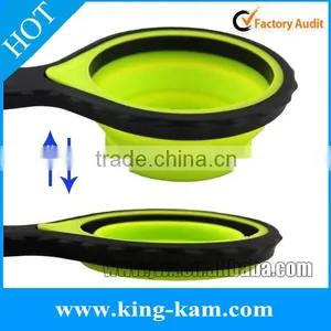Food Grade Silicone 8-piece Measuring Cup in Various Colors thumbnail-6