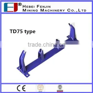 Angle Steel Trough Roller Frame for Support Conveyor Idler Roller thumbnail-1