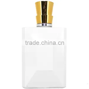 100ml Flat Glass Crystal Perfume Bottles thumbnail-1