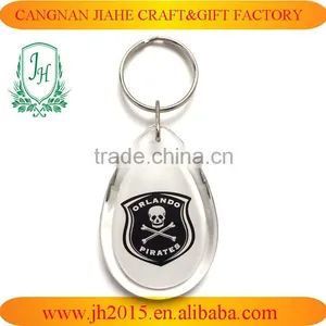Blank Acrylic Key Chains Insert Photo Plastic Love Shape Keyrings thumbnail-2