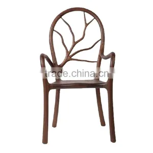 Antique Design Solid Wood Dining Chair thumbnail-6
