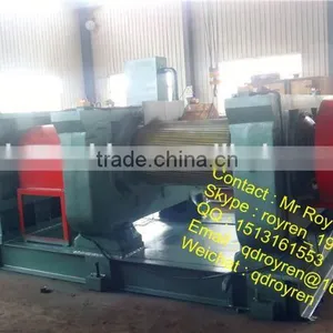 GOLDEN SUPPLIER Waste Tire Recycling Rubber Cracker Machine Xkp-400 Rubber Cracker thumbnail-1