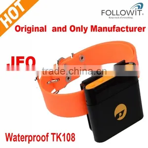 Pet GPS Tracker Anywhere Tk108 Waterproof & Long Battery Life Tracking on Phone With Google Link thumbnail-1