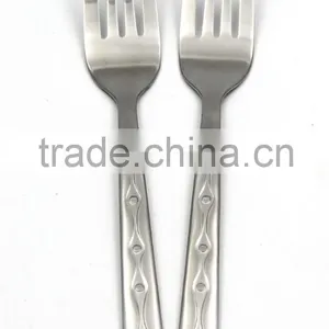 China Safe Stainless Steel Fork for Eating Cupcake thumbnail-2