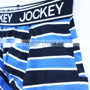 China Children's Underwear Factory Orgainc Cotton Boxer With Stripe Teen Boy Underwear thumbnail-3