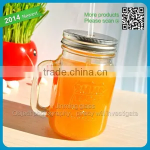 I Have Wholesale Machine Press Glass Jar Bottles With Handle thumbnail-1