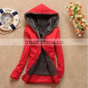 New Women's Winter Jacket Coat Hooded Pullover Lady Coat thumbnail-1
